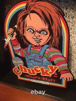 Large Rare Spencer's Gifts Hollywood Horror Chucky Child's Play Store Display