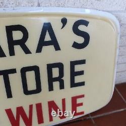 Large Vintage Store Display Sign PKG Store Beer Wine