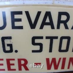 Large Vintage Store Display Sign PKG Store Beer Wine