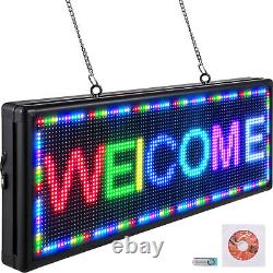 Led Sign Scrolling Sign 40x15 Seven-Color Message Board Digital Display Board