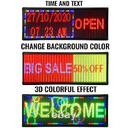 Led Sign Scrolling Sign 40x15 Seven-Color Message Board Digital Display Board