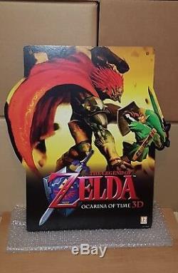 Legend of Zelda Ocarina of Time 3D Store Display Sign Standee Advertising Promo