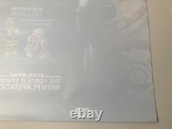 Lego Star Wars Force Awakens Window Cling Store Display Sign BB-8 Playstation Lego Star Wars Force Awakens Window Cling Store Display Sign BB-8 Playstation