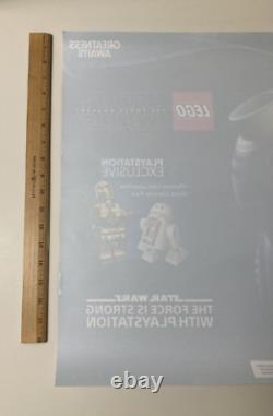 Lego Star Wars Force Awakens Window Cling Store Display Sign BB-8 Playstation Lego Star Wars Force Awakens Window Cling Store Display Sign BB-8 Playstation