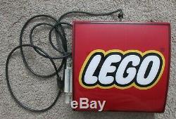 Lego Store Display Light Up Sign Vintage Retailer Retail Rare Lighted Advertise