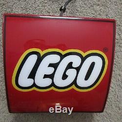 Lego Store Display Light Up Sign Vintage Retailer Retail Rare Lighted Advertise