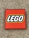 Lego Store Display Official LEGO Logo Plastic Sign 13 X 13 New Unused Damaged