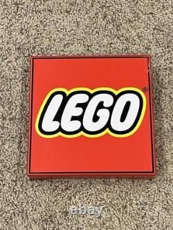 Lego Store Display Official LEGO Logo Plastic Sign 13 X 13 New Unused Damaged