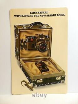 Leica Advertising Sign for Safari 22.75x15 Poster Nr. 632 Printed in W-Germany