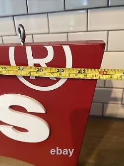 Levi's Jeans Retail Graphic Store Display Advertising 24X10X2 Double Side Sign