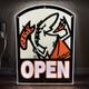 Little Caesars Store Open Sign Pizza Restaurant Man Cave