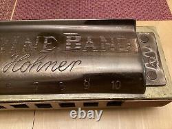 M. Hohner Marine Band Harmonica Sign Store Display 24, Double Sided