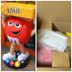 M&M's Red Character Candy Store Display with Storage Tray Free Shipping from JPN