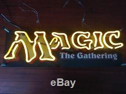 MAGIC The Gathering MTG NEON LIGHT Retail Store DISPLAY SIGN Promotional PROMO