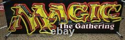 MAGIC The Gathering VINTAGE NEON LIGHT Retail Store DISPLAY SIGN Promotional MTG