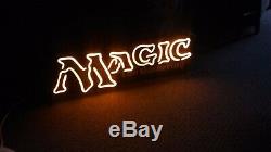 MAGIC The Gathering VINTAGE NEON LIGHT Retail Store DISPLAY SIGN Promotional MTG