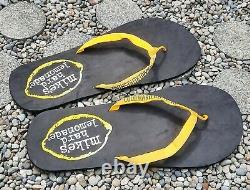 MONSTER SIZE mike's hard lemonade hawaiian flip flops vtg display store sign