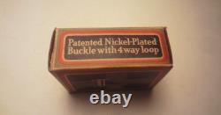 MUSEUM WORTHY 1930's GENERAL STORE DISPLAY with 14 BOXES of school BOOK STRAPS