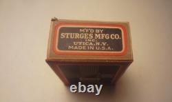 MUSEUM WORTHY 1930's GENERAL STORE DISPLAY with 14 BOXES of school BOOK STRAPS