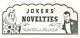 Magic Shop Sign Vintage Jokers Novelties Store Display Rack Card 1950's Clown