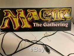 Magic The Gathering MTG Neon Sign Vintage Store Display