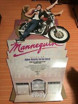 Mannequin 1987 Cardboard Standee Original Movie Advertising Display Motorcycle