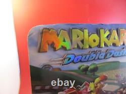 Mario Kart Double Dash Nintendo Gamecube Promotional Store Counter Display Sign