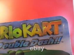 Mario Kart Double Dash Nintendo Gamecube Promotional Store Counter Display Sign