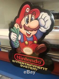 Mario Nintendo Store Display Aluminum 31 Sign NEW only 3 Available Vintage Look