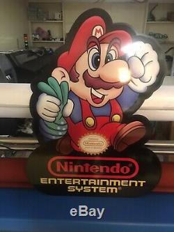 Mario Nintendo Store Display Aluminum 31 Sign NEW only 3 Available Vintage Look