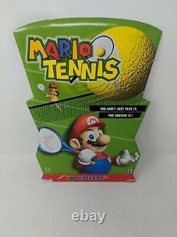 Mario Tennis Nintendo 64 N64 Standee Sign Promo Promotional Store Display VTG