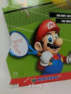 Mario Tennis Nintendo 64 N64 Standee Sign Promo Promotional Store Display VTG