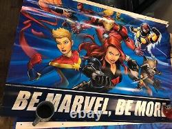 Marvel Spiderman Thor Toys R Us Store Display Vinyl 5 Banners Poster Signs 18ft