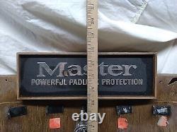 Master Powerful Padlock Protection Display Board Advertising Sign Locks 18 X 20
