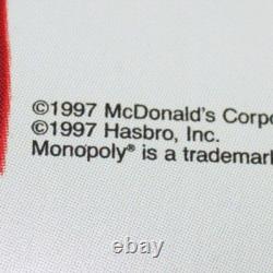 Mcdonald's MONOPOLY 1997 STORE DISPLAY SIGN 20 X 48