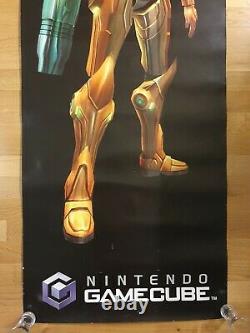 Metroid Prime Poster Banner Store Display Sign Samus Gamecube Nintendo N64