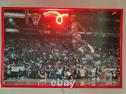 Michael Jordan #23 1988 Free Throw Line Dunk Contest Store Display Nike Sign