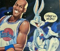 Michael Jordan Bugs Bunny Space Jam McDonalds Promo Display 1996 WB 48 x 20