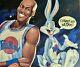 Michael Jordan Bugs Bunny Space Jam McDonalds Promo Display 1996 WB 48 x 20