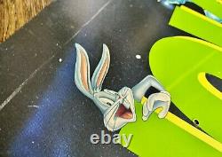 Michael Jordan Bugs Bunny Space Jam McDonalds Promo Display 1996 WB 48 x 20