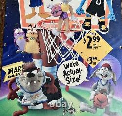 Michael Jordan Bugs Bunny Space Jam McDonalds Promo Display 1996 WB 48 x 20