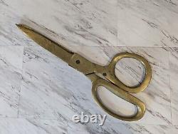 Mid 20th Century Giant Bonze Advertising Store Display Scissors Tailors Trade