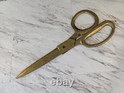 Mid 20th Century Giant Bonze Advertising Store Display Scissors Tailors Trade