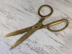 Mid 20th Century Giant Bonze Advertising Store Display Scissors Tailors Trade