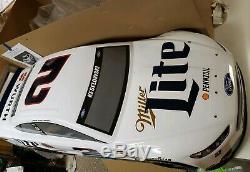 Miller Lite Nascar #2 Brad Keselowski Sign Store Display Racing Replica Car NIB