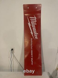 Milwaukee tools store display sign 48x12