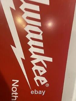 Milwaukee tools store display sign 48x12