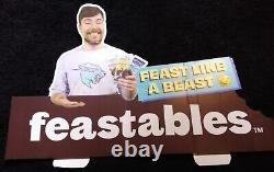 Mr. Beast Feastables Display Sign! Extremely Rare