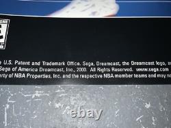 NBA 2K1 Poster Sega Dreamcast Promo Store Display Sign Iverson AUTHENTIC VINTAGE