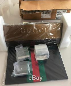 NEW GUCCI Retail Store Display Acrylic Base with Cubes & Wooden SPELL OUT Sign